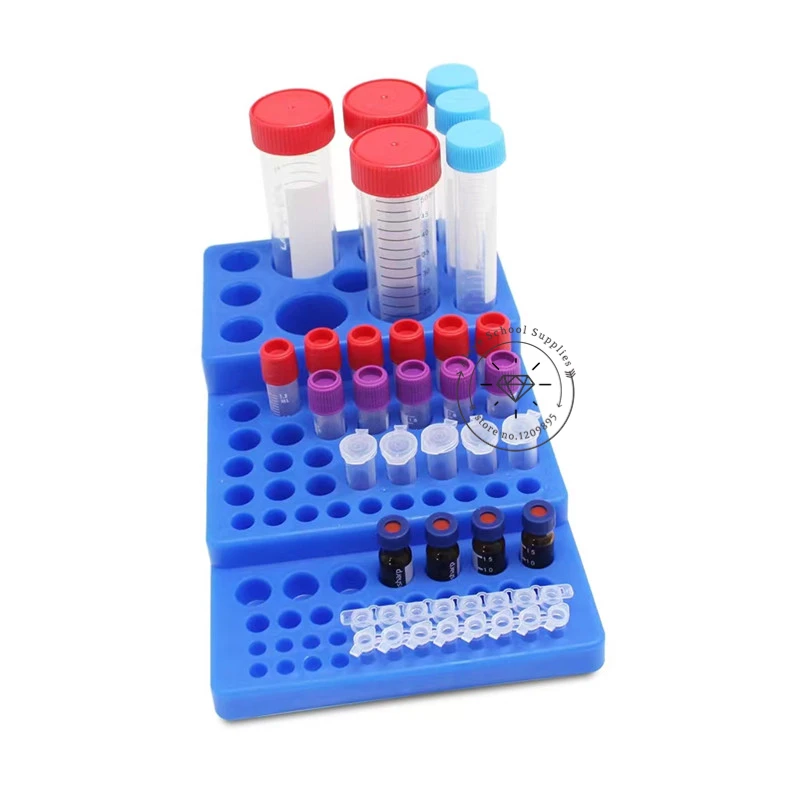 1Pcs Lab PlasticTrapezoidal Multi-purpose Centrifuge Tube Holder, Multi-layer Freezing Tube Rack