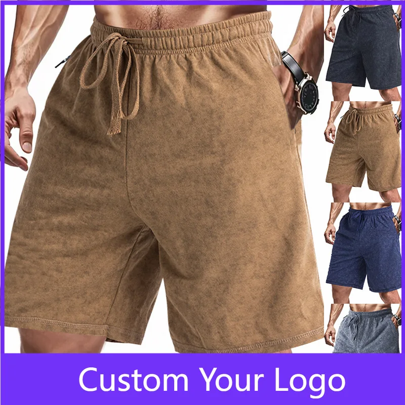 

Мужские шорты с принтом тай-дай, повседневные легкие летние пляжные шорты с эластичной резинкой на талии и шнурком, спортивные шорты для бега с карманами