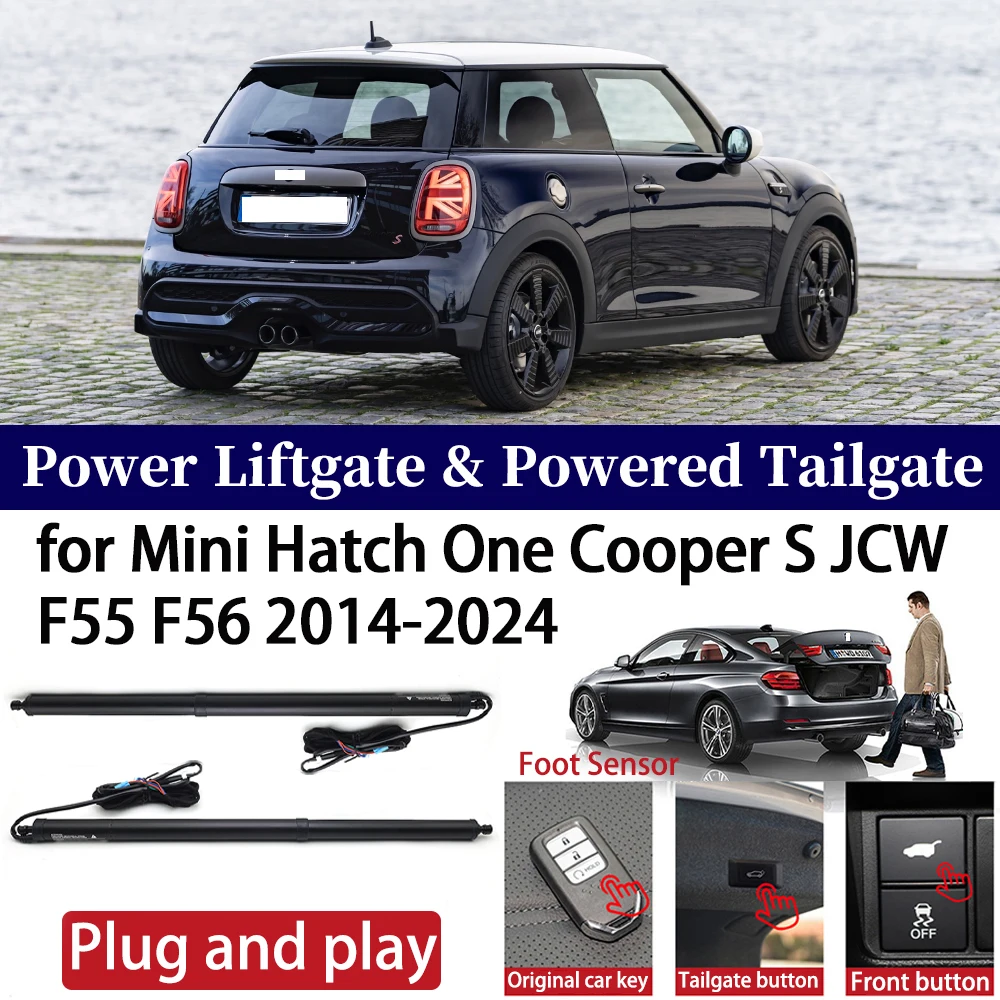 

for Mini Hatch One Cooper S JCW F55 F56 2014-2024 Car Auto Power Electric Tailgate Liftgate Trunk Closer System Boot Lift Motor