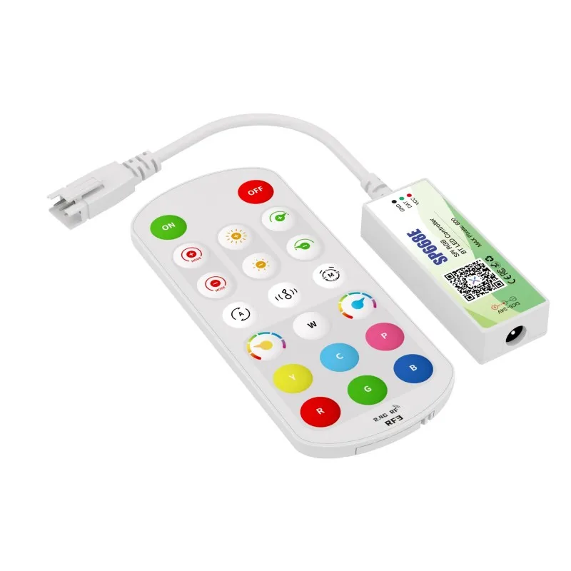 SP668E WS2811 WS2812B RGB LED تحكم APP 2.4G RF التحكم عن بعد RGBIC الموسيقى لتقوم بها بنفسك تأثير ديناميكي شرائط مصباح تيار مستمر 5-24 فولت