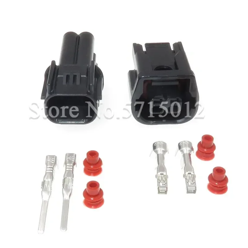 2 Hole 6181-6851 6189-7408 LED Light Conenctor Fog Lamp Cable Female Male Waterproof Plug For Honda