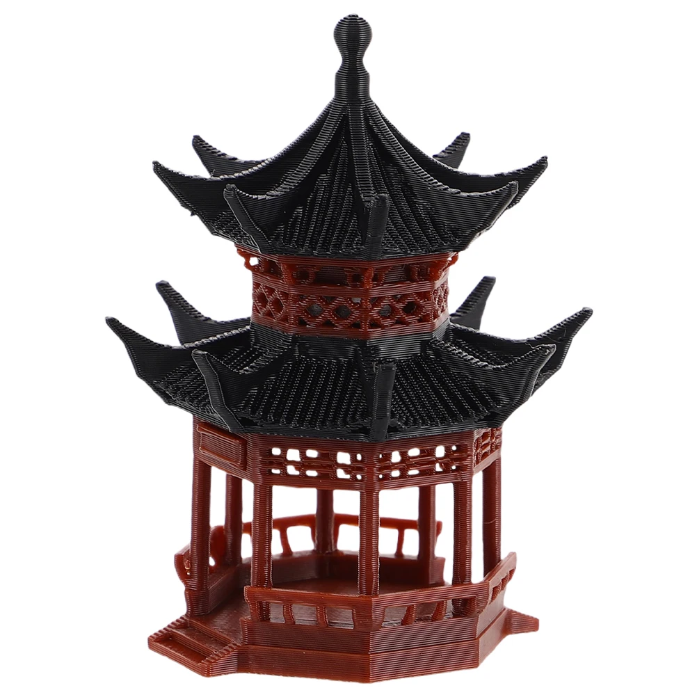 

Micro Landscape Ornament Miniature Fish Tank Terrarium Decor Ornaments Pavilion Plastic Garden Accessories Aquarium Fairy