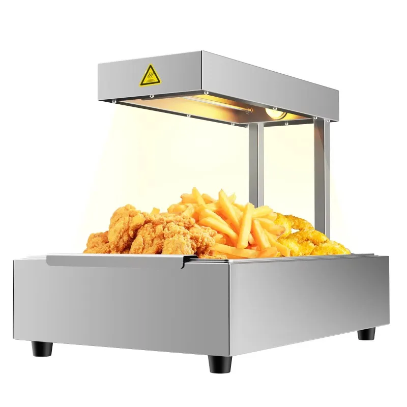 Electric French Fries Heater Food Wings Fryer and Monitor