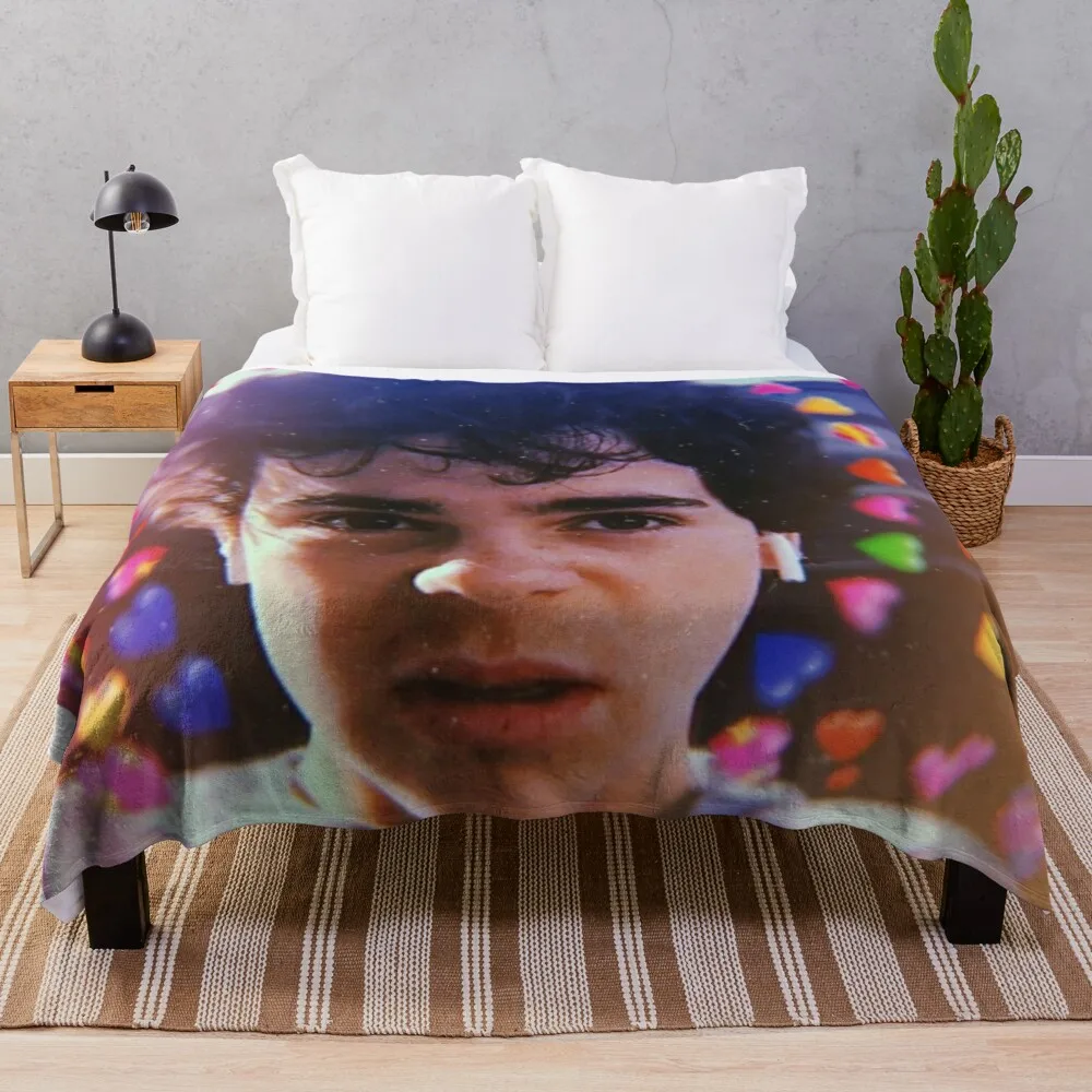 

jack dylan grazer Throw Blanket fleece fabric synthetic skin blanket big thick furry couple blanket