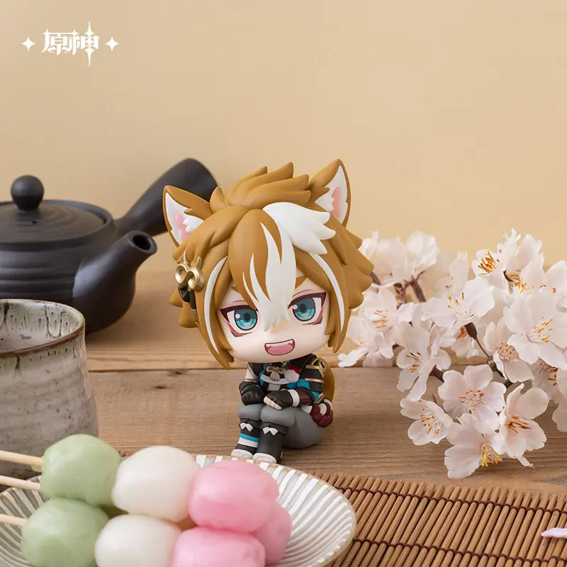 

Original Gorou Lookup Q-version figurine model ornament Official Anime Game Genshin Impact Cosplay adorn Halloween Gift