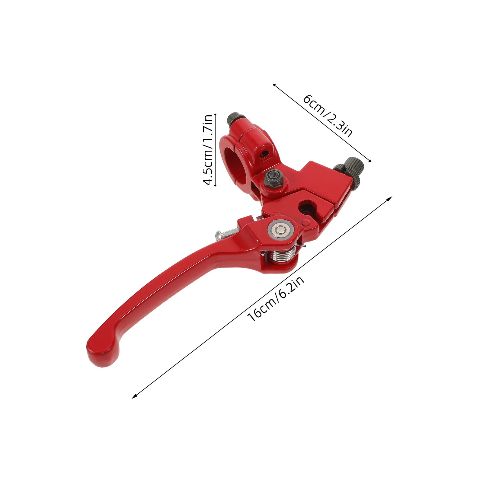 2Pcs Dirt Bike Handlebar Clutch Lever Set Spring Loaded Brake Lever for Pit Bike Mini Motorcycle Atv Off-Road Motorcycle