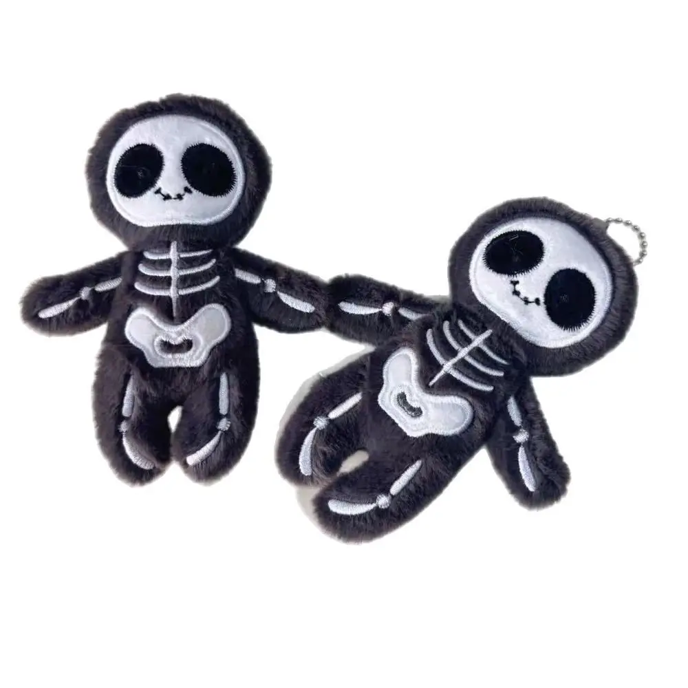 Creative Skeleton Halloween Keychain Stuffed Mummy Style Bag Pendant Keyring Skull Key Hanging Holiday Gifts