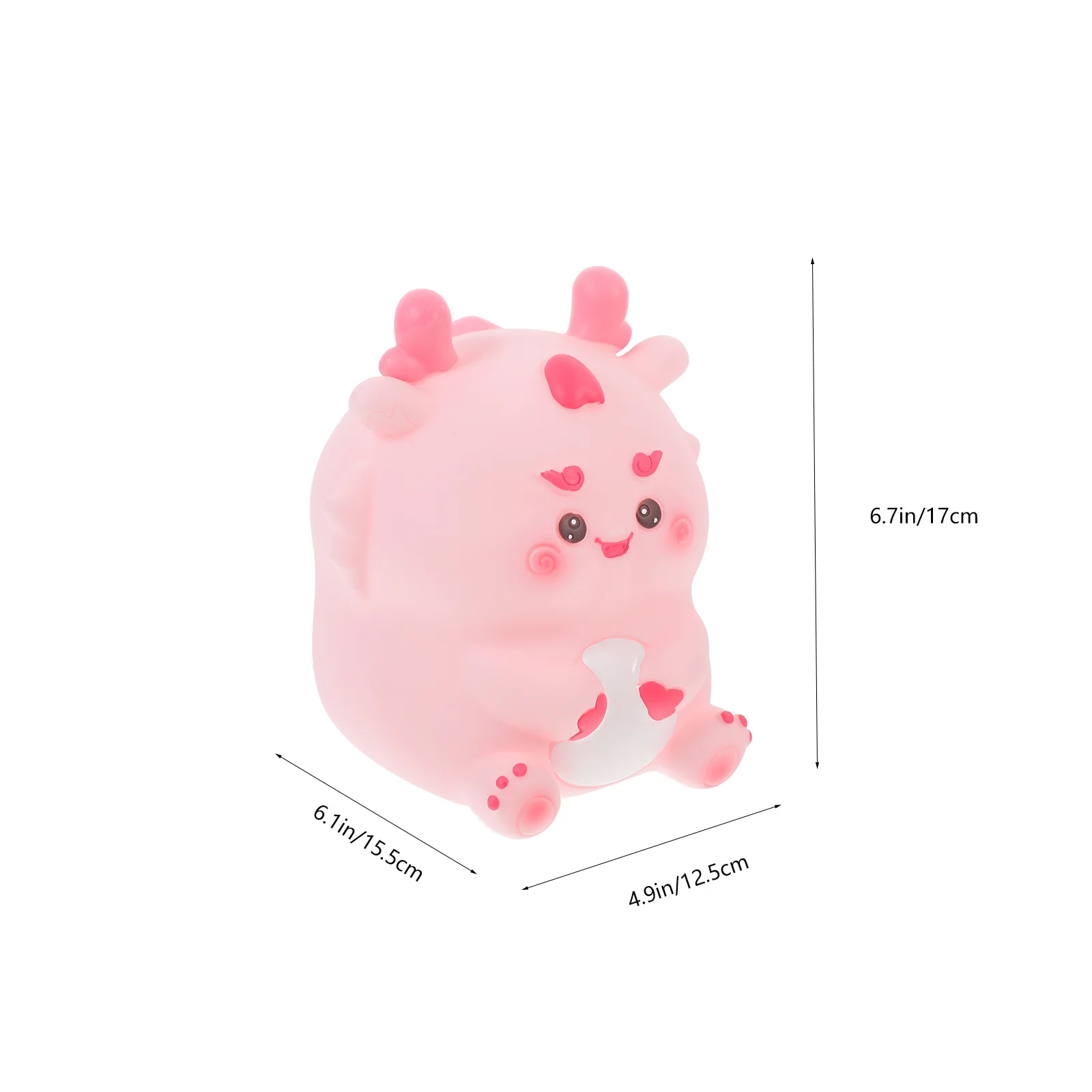 Urocza skarbonka w kształcie smoka z winylu, pojemnik na monety dla dzieci, śliczna skarbonka, dekoracja domu, prezent, pojemnik na pieniądze na biurko.