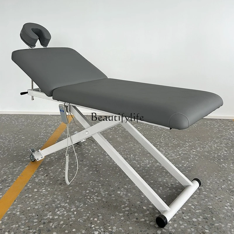 

01-Electric beauty spa massage bed Multifunctional lifting massage chiropractic bed