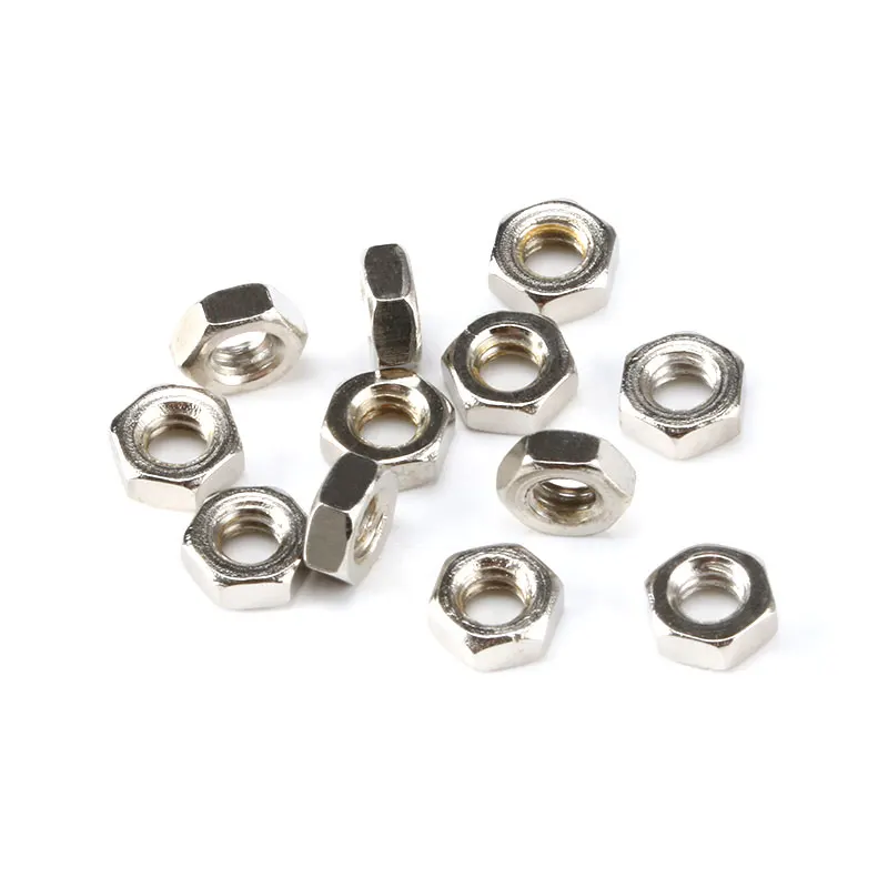 100PCS Imperial Nuts For 5+7MM Stainless Steel Inch Screw Hex  Spacing Screws D-Sub VGA DB9 DB15 DB25 RS232 COM Serial Connector
