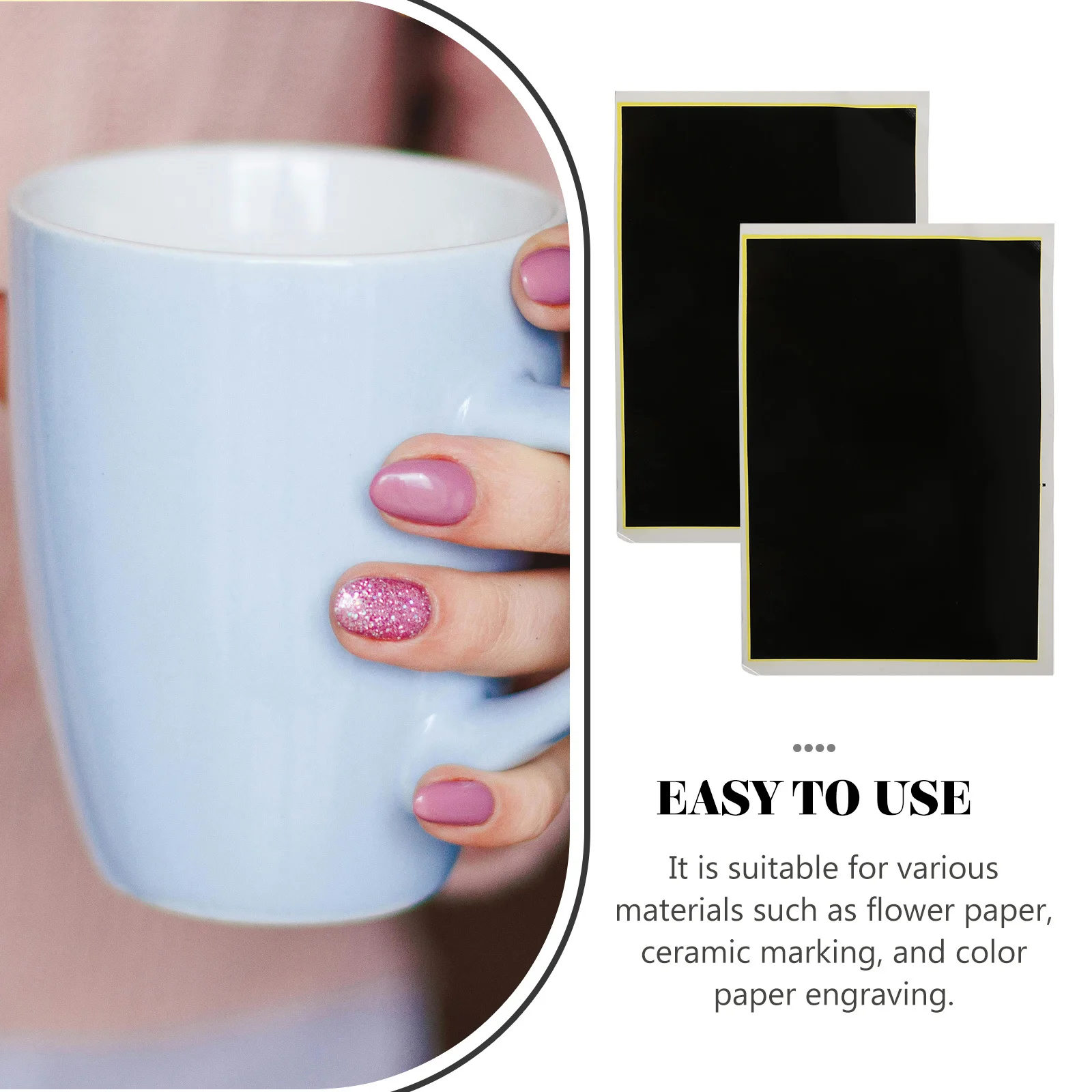 1 set 1 Set Coloring Paper For Engraving Machine Holographic Printing Sheet High Precision Fast Marking On Ceramic Flower