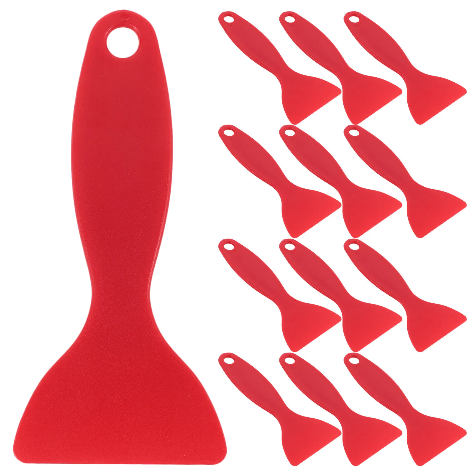 

20Pcs Refrigerator Ice Scraper Freezer Ice Removing Shovel Sturdy Plastic Kitchen Frost Spade Hanging Hole for Easy Storage