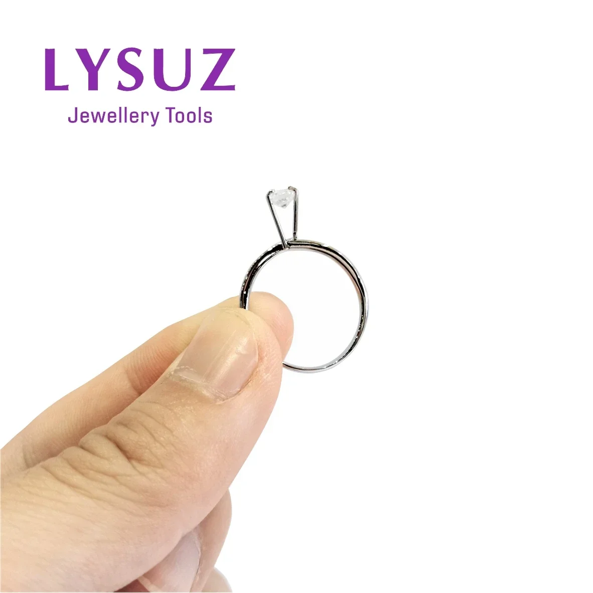 Diamond Gemstone Ring Holder High Quality Bare 4 Claws Prong Jewelry Tweezers Pick Up Tools Lysuz