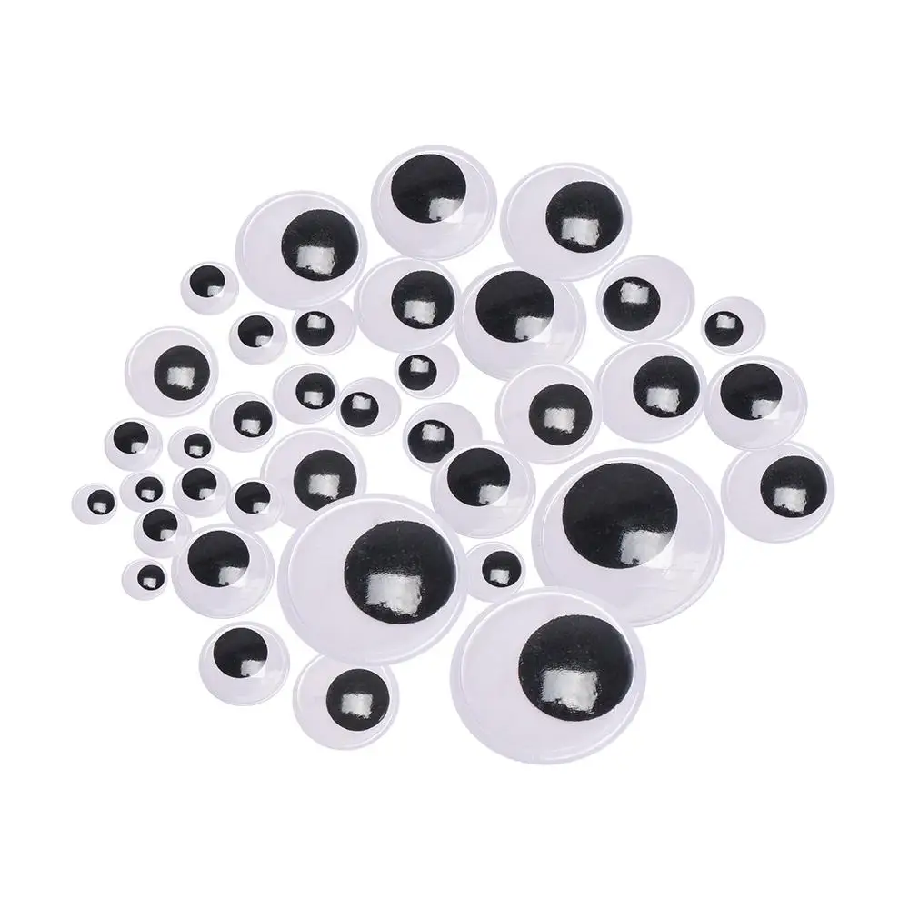 100PCS DIY Puppet Making Dinosaur Eyes Doll Not Self-adhesive Dolls Eye For Stuffed Toys Dolls Black Eyes Dolls Accessories