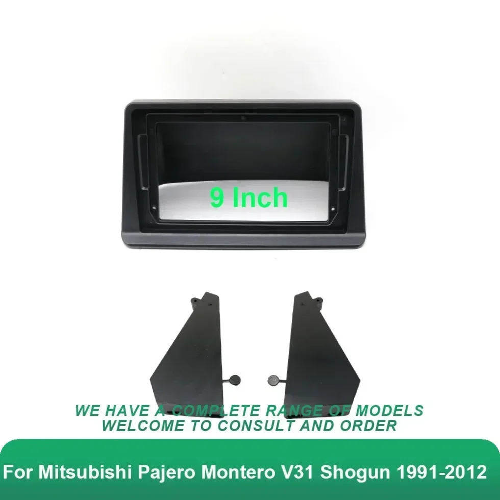 

For Mitsubishi Pajero Montero V31 Shogun 1991-2012 9 Inch Car Radio Fascia Android Radio Frame Dash Head Unit Fitting Panel Kit