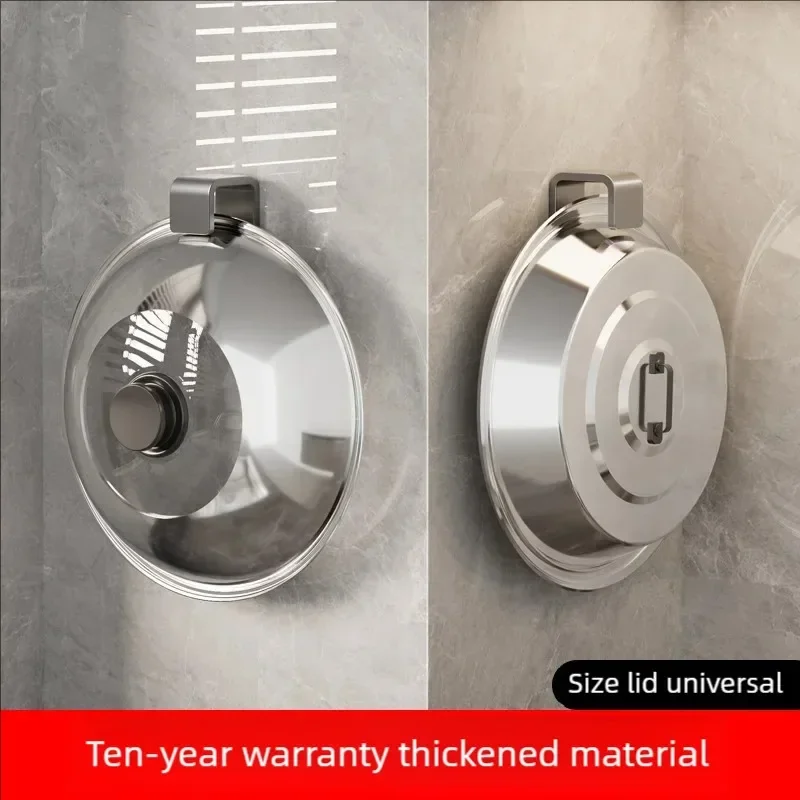 Bathroom Space Aluminum Wall-mounted Storage Washbasin Hooks Kitchen Self-adhesive Hanging Washbasin Suction Cup Holder Racks