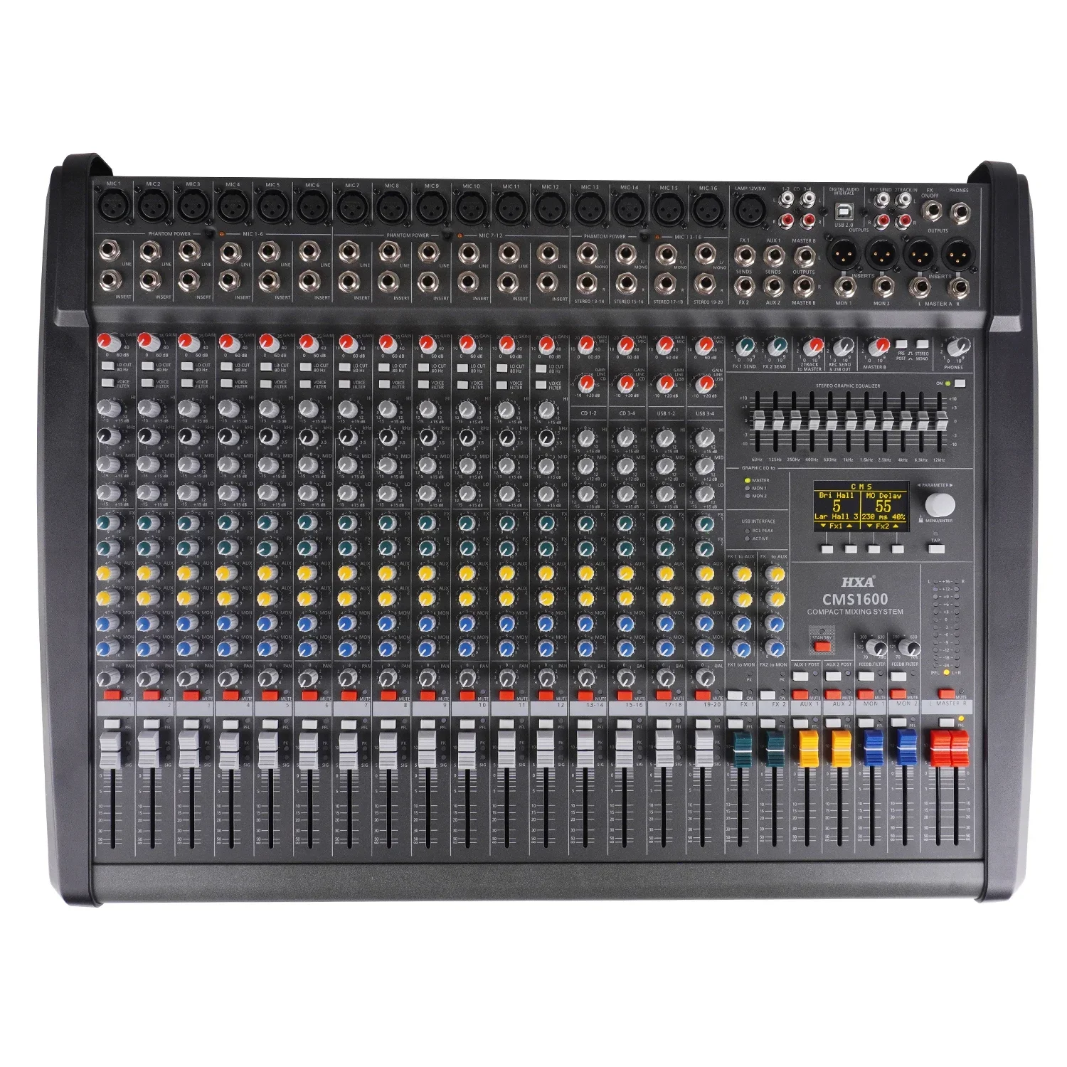 OEM CMS 1600 Mixer Professional CMS1600 1:1 High Quality Portable 16 Channel Audio DJ Digital Mixer Effector Stage Controller