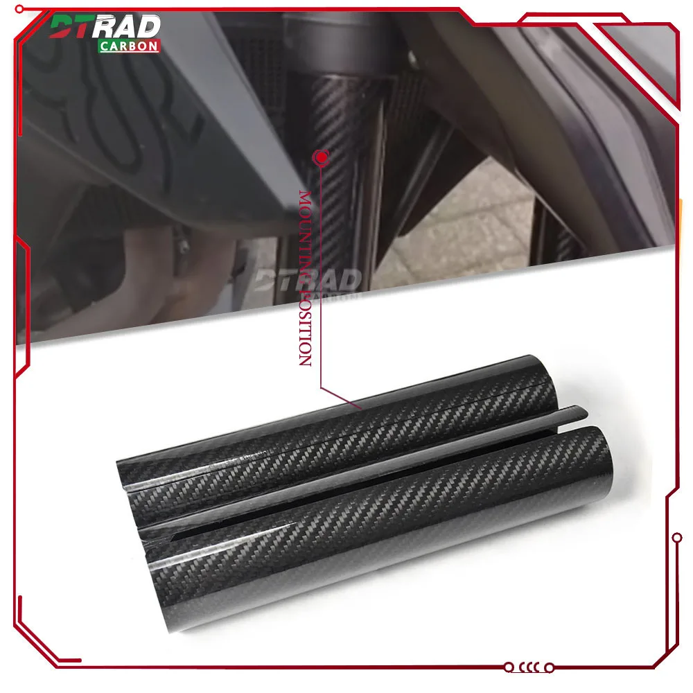For Ducati Hypermotard 698 Accessories Hypermotard698 Carbon Fiber Motorcycle Fork Tube Protection Cover Shock Tube Fairing kit