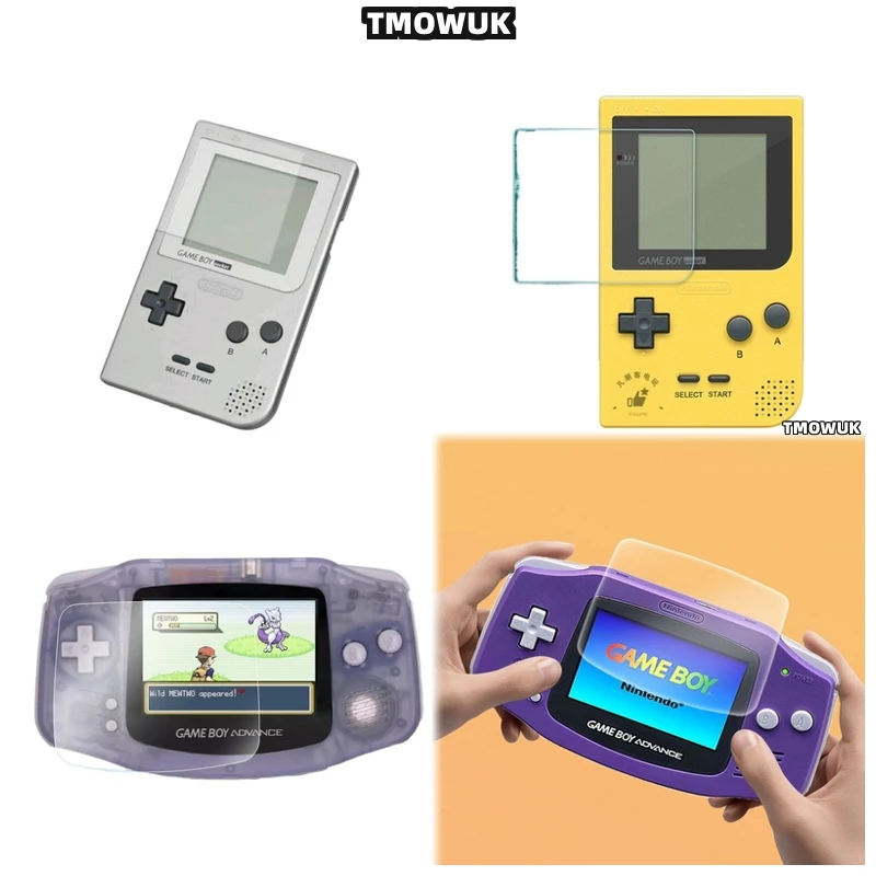 

For Nintendo Game Watch GBP GBA GBC Superior Tempered Glass 9H 2.5D Reliable Screen Protector Film