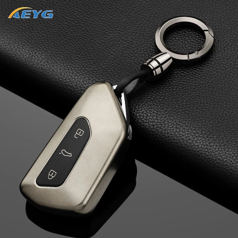TPU Car Key Case Cover For VW Volkswagen Golf 8 MK8 Cupra Skoda Octavia A8 SEAT Leon MK4 Shell Fob key chain Accessories view 2