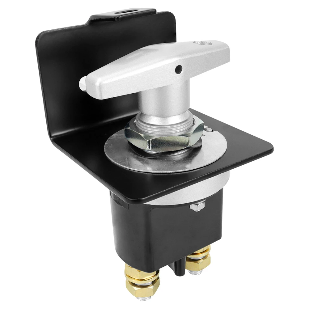 

Battery Disconnect Switch - Battery Disconnect Switch with Locking Plate,Kill Switch for Auto,Boat, RV, Fixed Handle Isolator