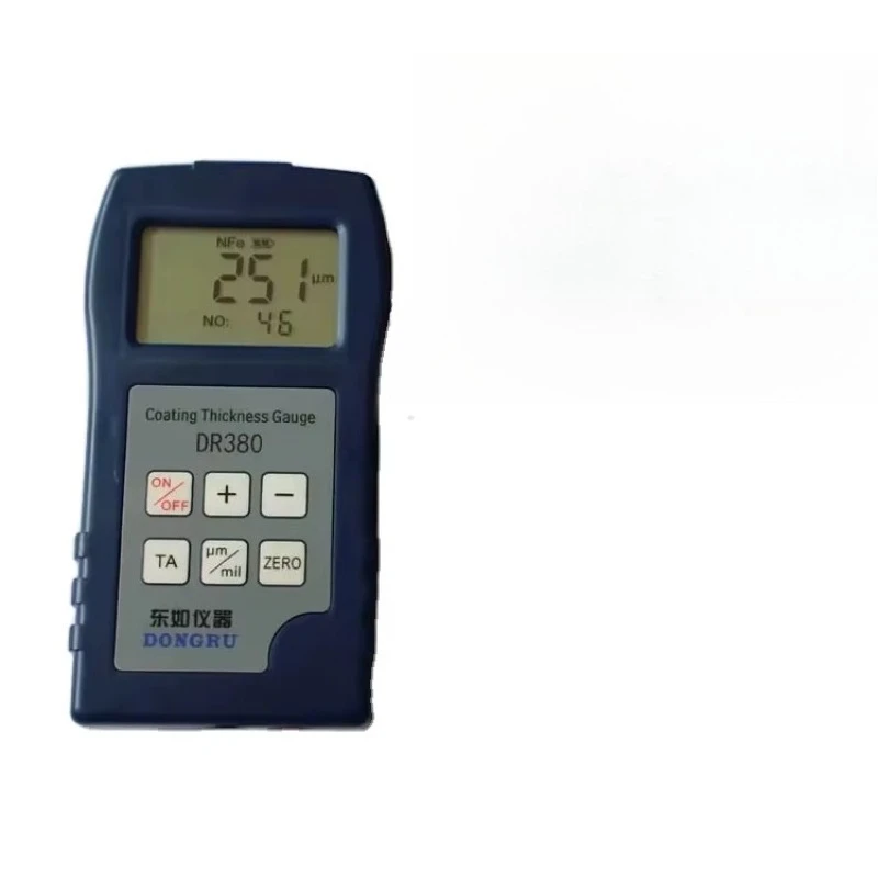 DR380 Dual-purpose Coating Thickness Gauge Paint & Dry Film Thickness Tester Metal Surface Coating Measuring Instrument