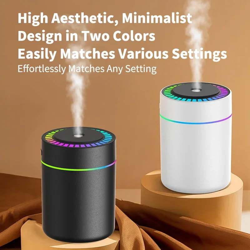 180ML Mini Air Humidifier USB Electric Aroma Diffuser Essential Oil Purifier Aromatherapy Mist Maker Lights For Car Home Bedroom