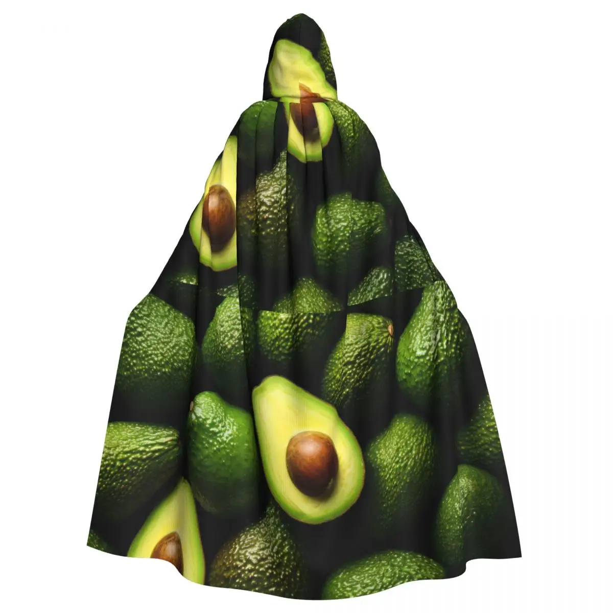 Fresh Avocado Unisex Cloak with Hood Cloak Vampire Witch Cape Cosplay Costume