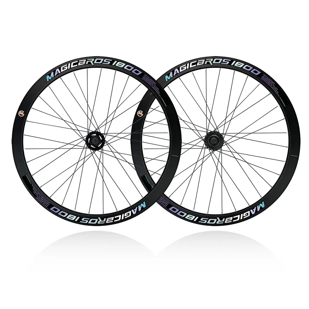 MAGICBROS Дешевая цена Легкая светоотражающая комплект колес Fixie 40 мм Односкоростной комплект колес из алюминиевого сплава 700C Колеса с фиксированной передачей MAGICBROS Дешевая цена Легкая светоотражающая комплект колес Fixie 40 мм Односкоростной комплект колес из алюминиевого сплава 700C Колеса с фиксированной передачей