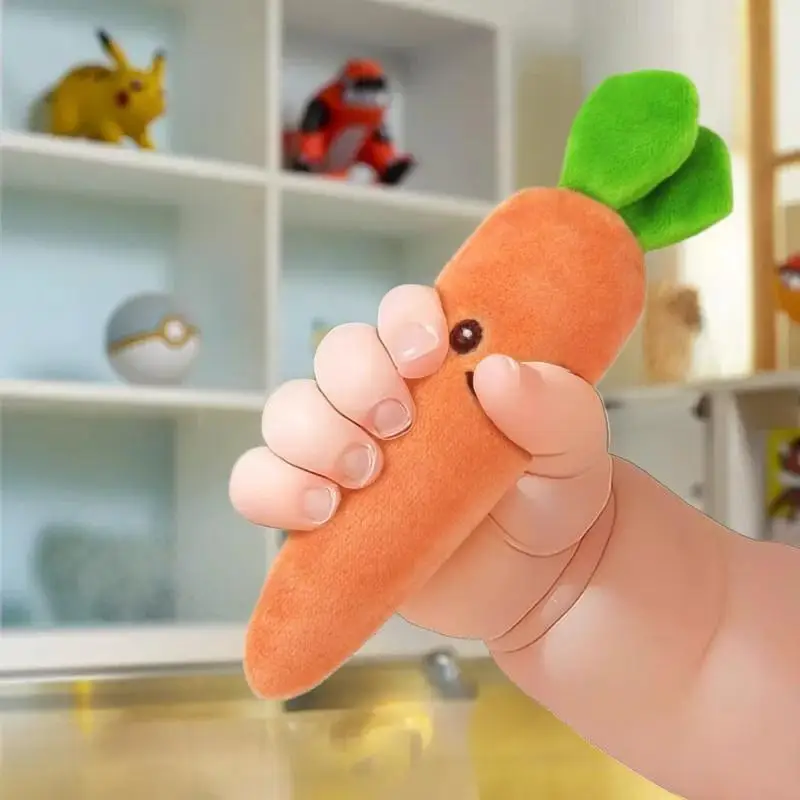 1/2개 아기 진정 장난감 플러시 과일 인형 유아용 안티 스타틀 수면 보조 홀딩 링 신생아 안심 장난감