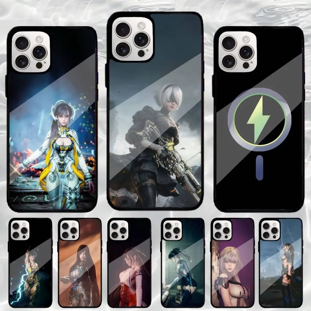 

S-Stellar B-Blade Game Phone Case For iPhone17,16,15,14,13,12,11 Plus,Pro Max Magnetic Magsafe Wireless Charging