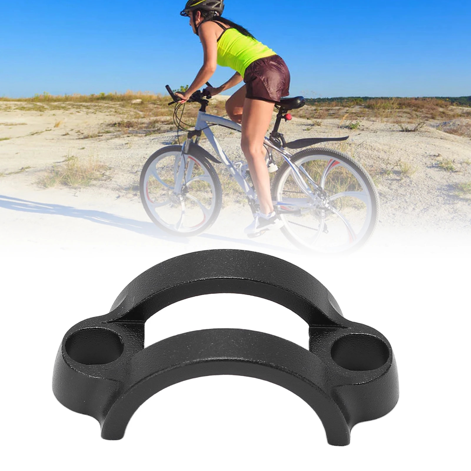 ZK20 Bicycle Brake Clamp Bicycle U Shape Brake Lever Clamp for SRAM AVID with 2 Holes Fixed Ring for Magura