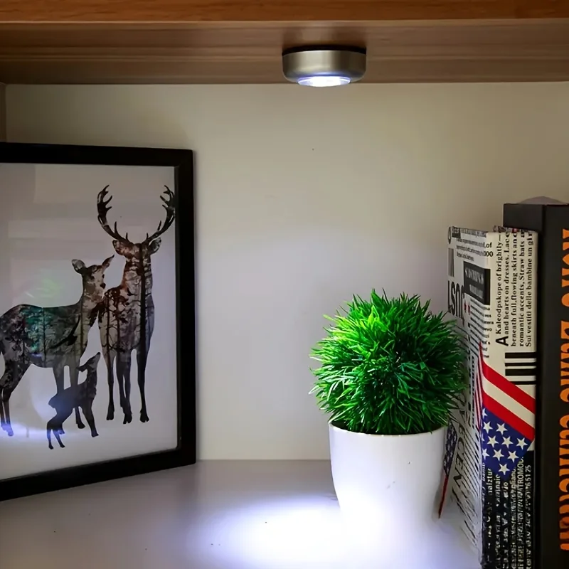 5-częściowe światło LED z aktywacją dotykową - Zasilane bateriami AA bezprzewodowo - Do szaf, pod szafkami i ścianami kuchennymi - Lampki nocne