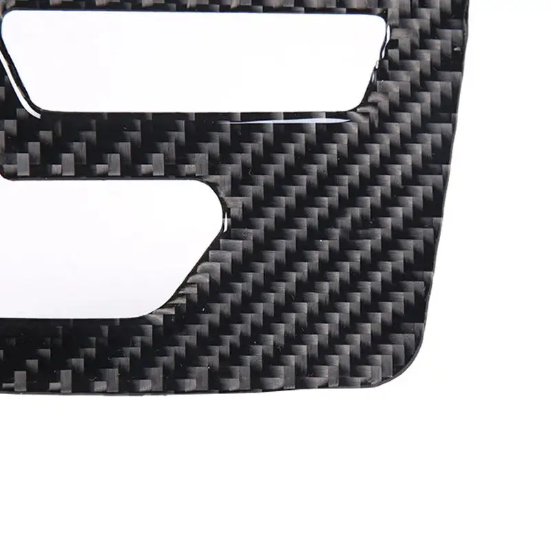2pcs For Mercedes Benz G Class W463 2013-2018 Car Interior Accessories Soft Carbon Fiber Seat Switch Adjustment Panel Cover Trim view 3