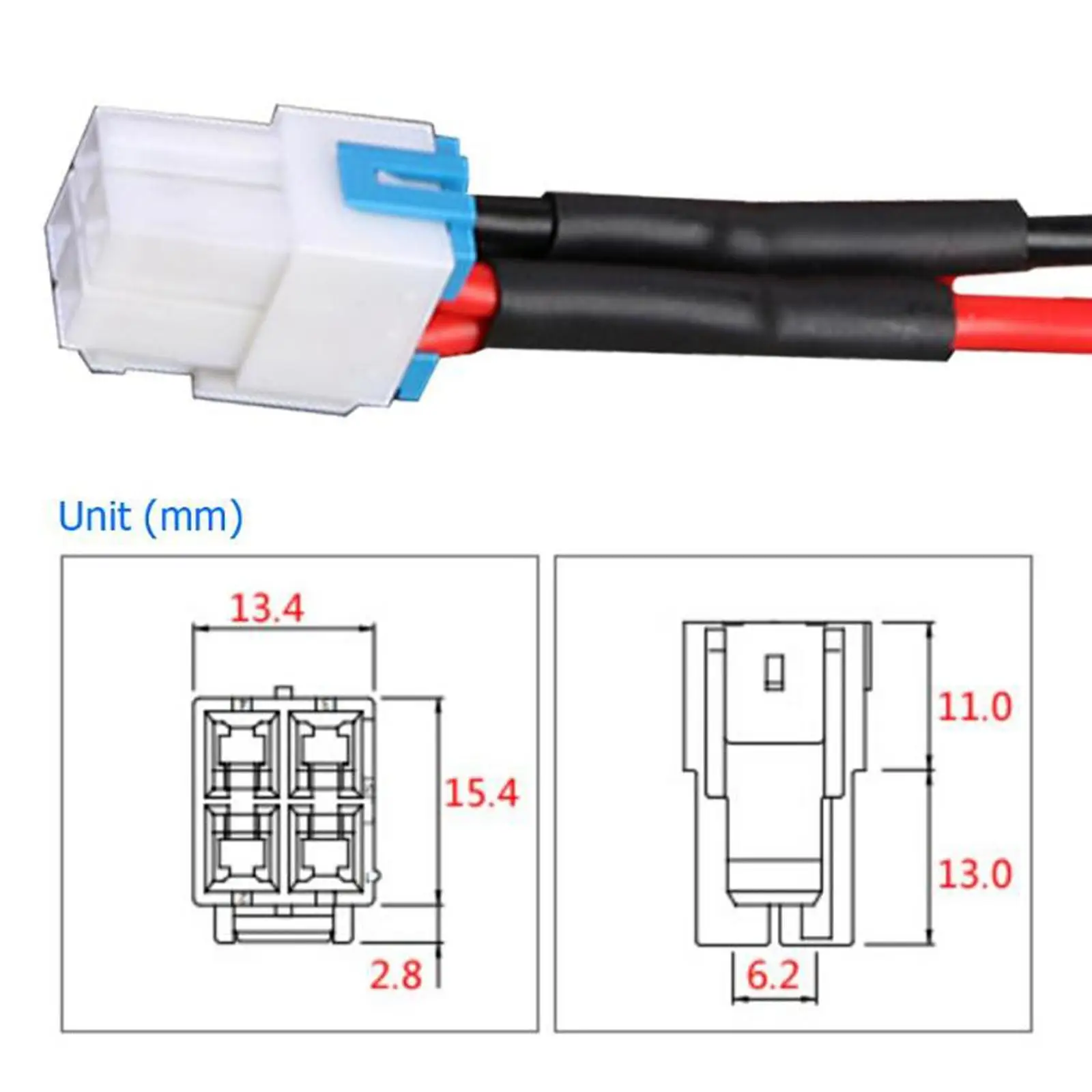 Power Supply Cord Cable Portable 4 Pins for IC-7000 Spare Parts Replacement