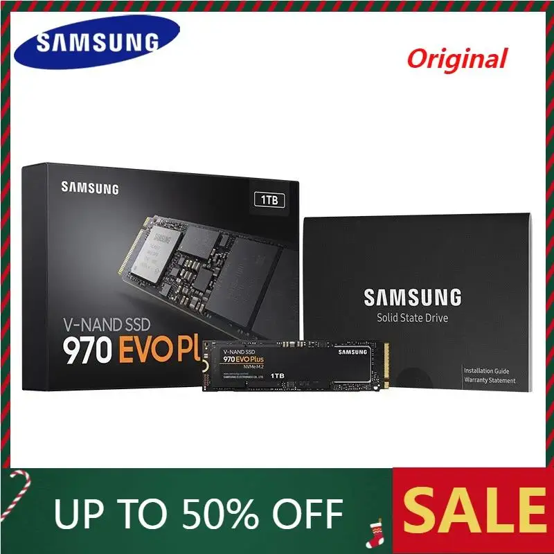 100% SAMSUNG SSD M.2 1TB 500GB 250GB 970EVO Plus NVMe High speed Internal Solid State Drive Hard Disk M2 2280 TLC PCIe Gen 3.0x4