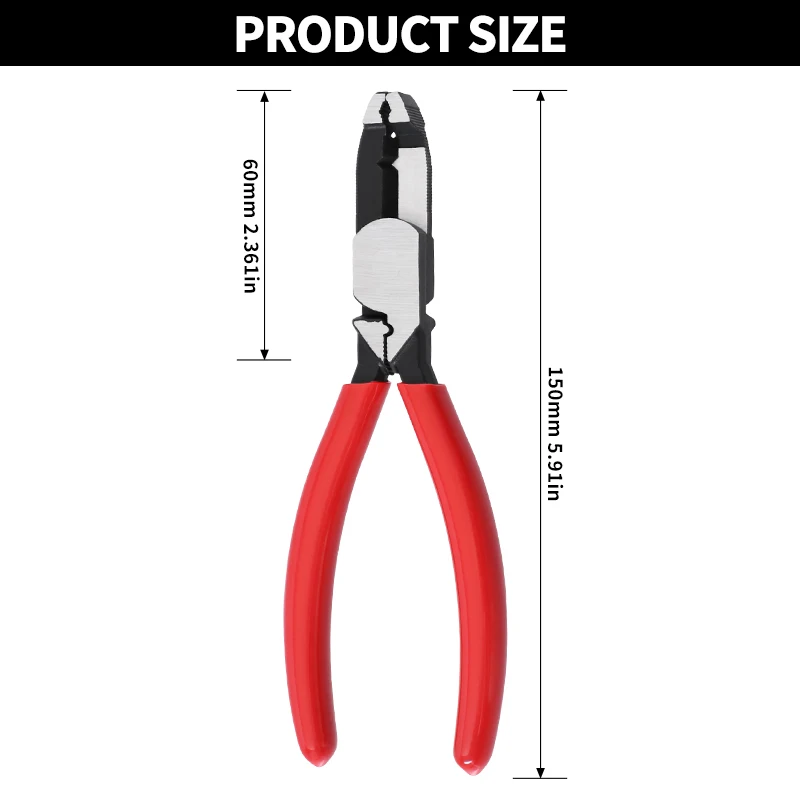 5.9 Inch Screw Extractor Pliers Carbon Steel Multipurpose Stripped Screw Remover Tool with Unique Non-Slip Jaws for Remove Screw