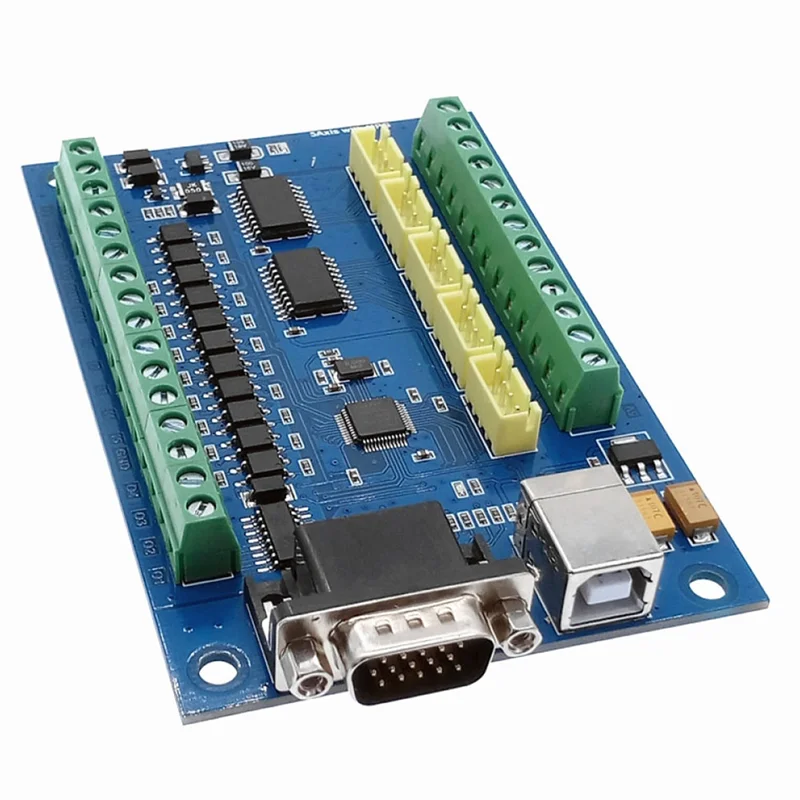 Imagem -05 - Cartão de Controle de Movimento para Placa Breakout Mach3 Usb Cnc Eixos 100khz 1224v Stb5100