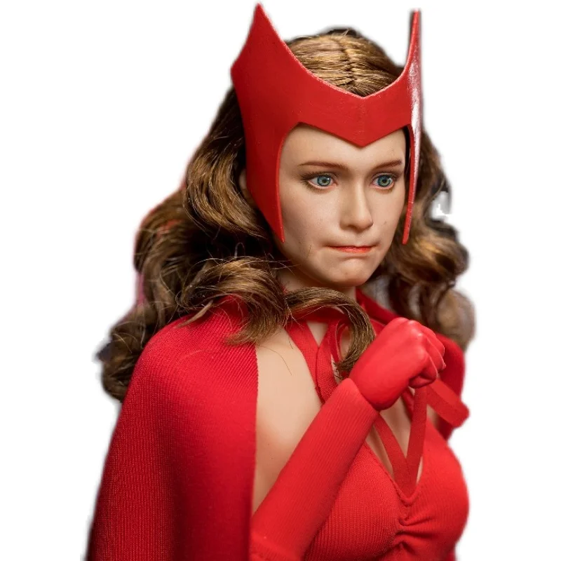 Swtoys X Tough Guys Fs048 Lady Spooktacular 1/6 Scale Action Figure Marvel Scarlet Witch Movable Joint Soldiers Doll Model Toys