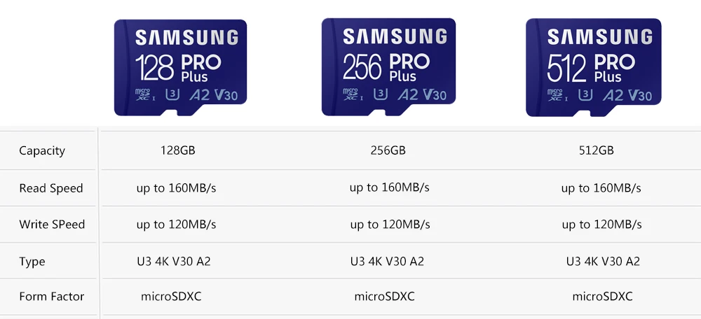 SAMSUNG EVO Plus Micro SD Card 128GB 64GB 32GB 512GB 256GB Micro SD 128gb Flash Memory Card SD Memory U1 U3 4K Microsd TF Cards 5