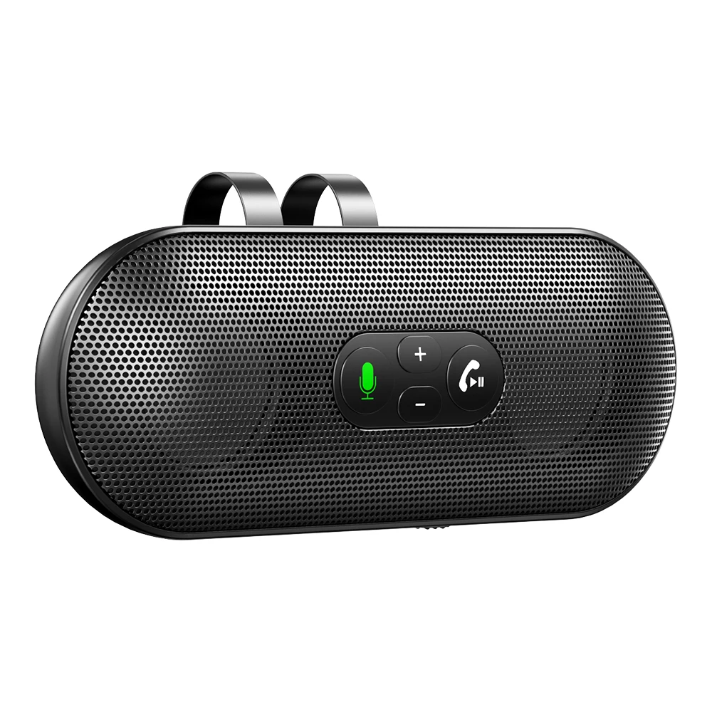 Bluetooth 5.4 Car Kit Freisprecheinrichtung 6W Freisprecheinrichtung Sonnenblende Lautsprecher MP3-Player Drahtloser Musikempfänger mit Sprachassistent – Detail 15