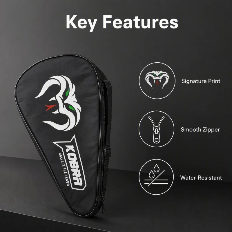 KOBRA Padel-Schlägerhülle aus Oxford-Gewebe, Einzel-Padel-Tasche, Wasserdicht, Tragbares Padel-Zubehör für Training und Outdoor-Sport – Detail 4