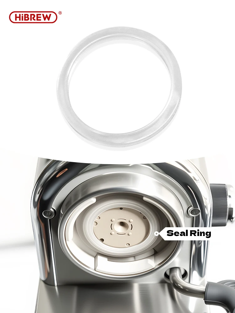 HiBREW 2 pièces Joint d'étanchéité en silicone pour tête de brassage, joints toriques, pièce professionnelle pour machine à café HiBREW H10A H10B H13 H7A H10 PLUS
