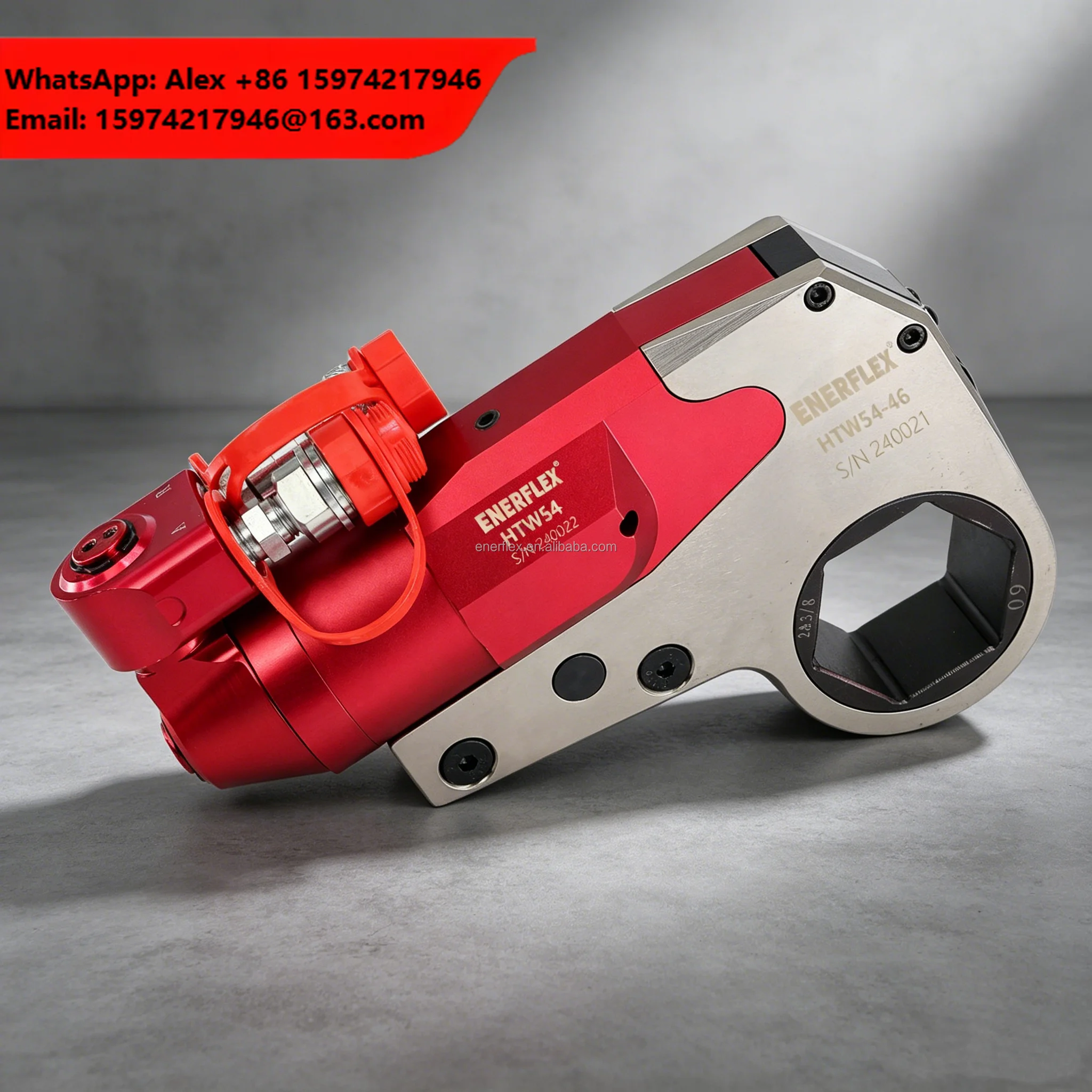 Drive Type Aluminum-titanium Low Profile Hydraulic Torque Wrench Hollow Hydraulic Torque Wrench