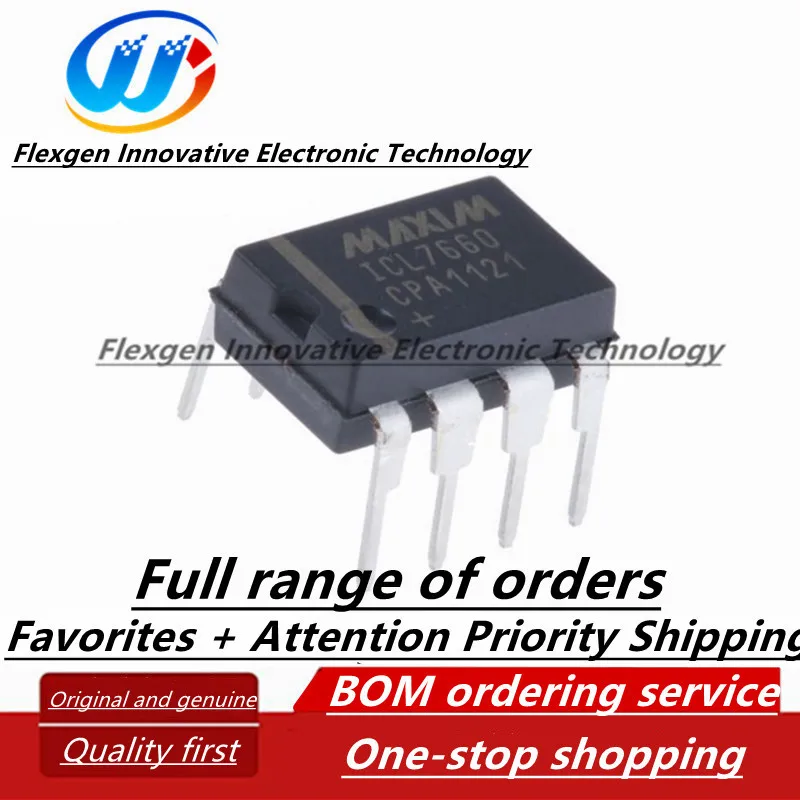 ICL7660CPA ICL7660 package DIP-8 CMOS voltage converter IC chip