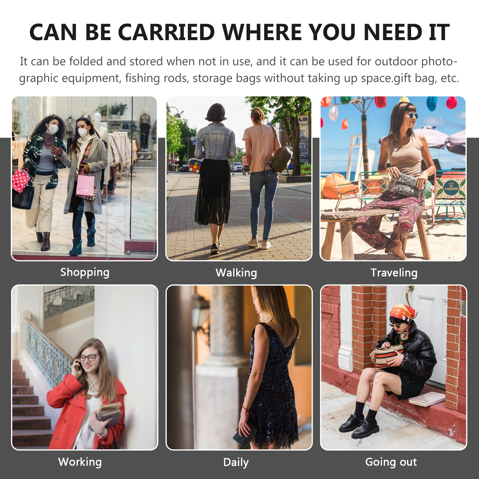 

Heavy Duty Photographic Equipment Storage Bag Oxford Material Tripod Carrying Case Portable Design for Monopod Light Stand