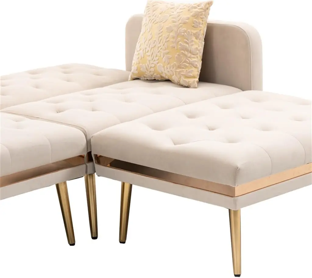 Detachable Cushions, with A Movable Footstool, Suitable for Liveing Room