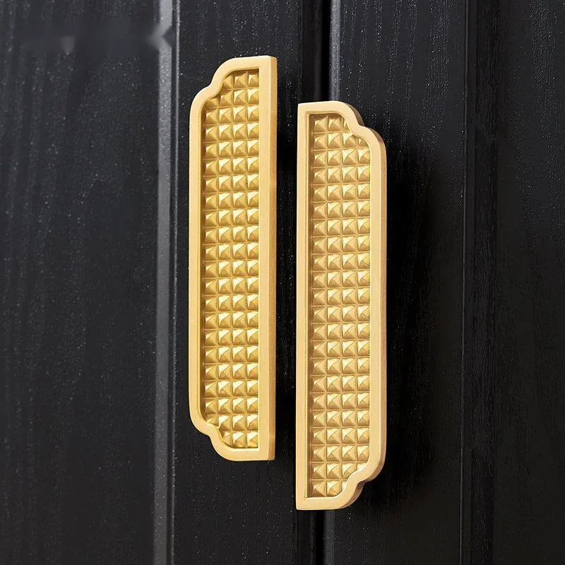 

Противопростая дверная ручка, золотые ручки и ручки, латунные дверные ручки, ручки для шкафа, кухонный шкаф, выдвижные ящики, кухонные аксессуары