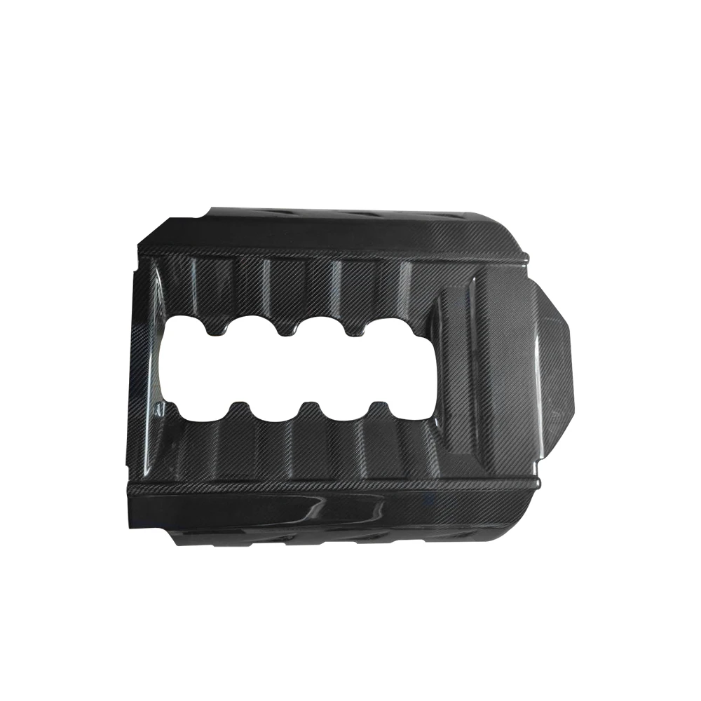 new Dry Replacement Real Carbon Fiber Engine Cover For Ford Mustang 5.0 GT Version 2015-2017