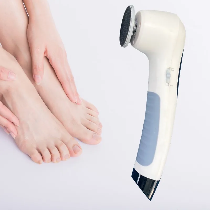 Powerful Rechargeable Electronic Long Handle Fashion Foot Files Callus Remover Machine for Hard Cracked Skin